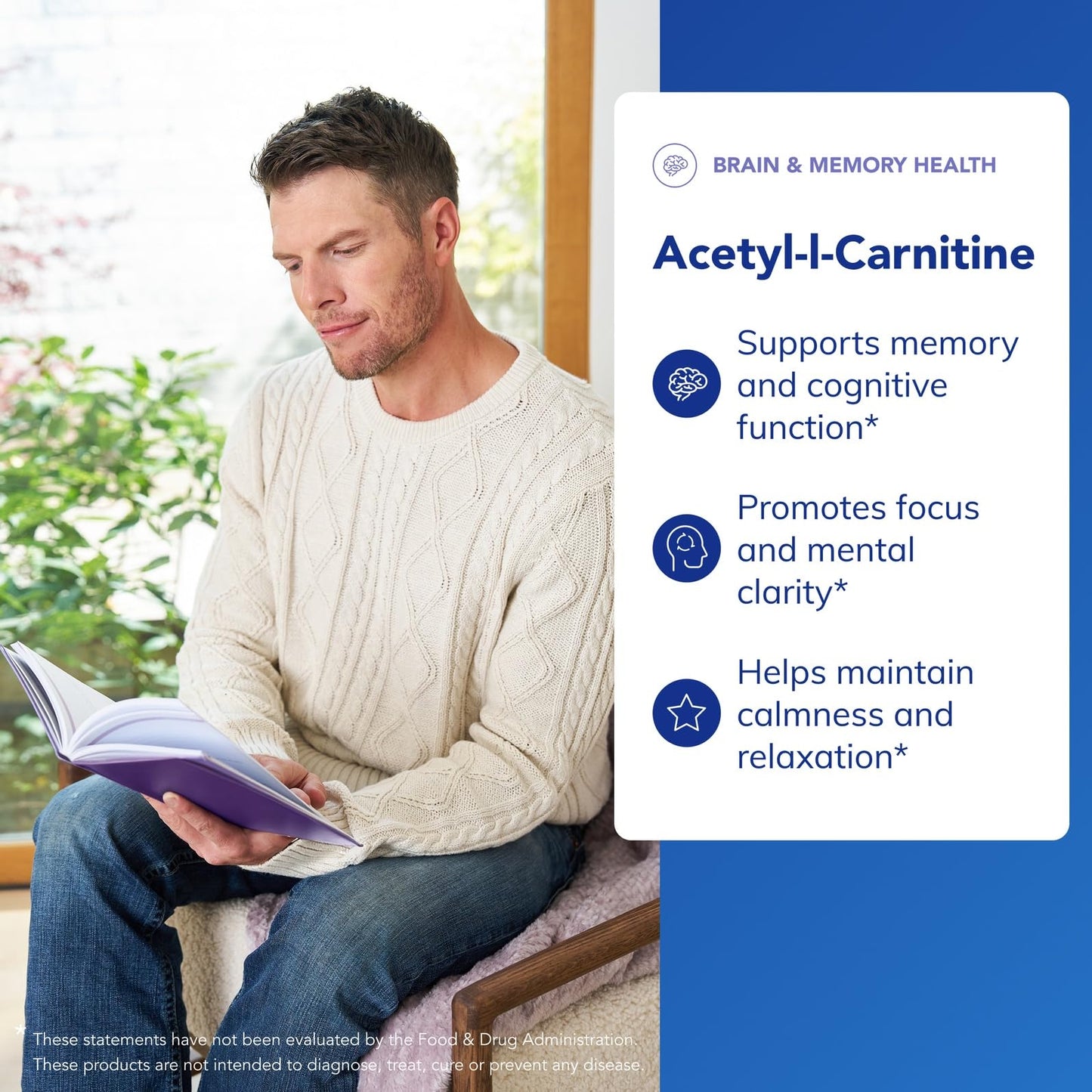 Pure Encapsulations Acetyl-L-Carnitine 500 mg | Memory & Focus Support | Gluten Free & Non-GMO | 60 Capsules