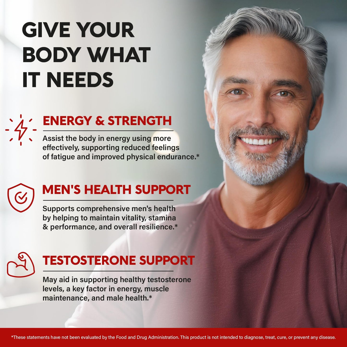 Tongkat Ali 1350mg Men Complex – Energy, Strength & Performance | USA Made 120 Capsules