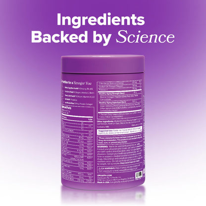 MENO Healthy Aging Collagen & Protein Powder – Joint & Bone Health, Lean Muscle, Skin & Hair | Chocolate Brownie, 15 Servings