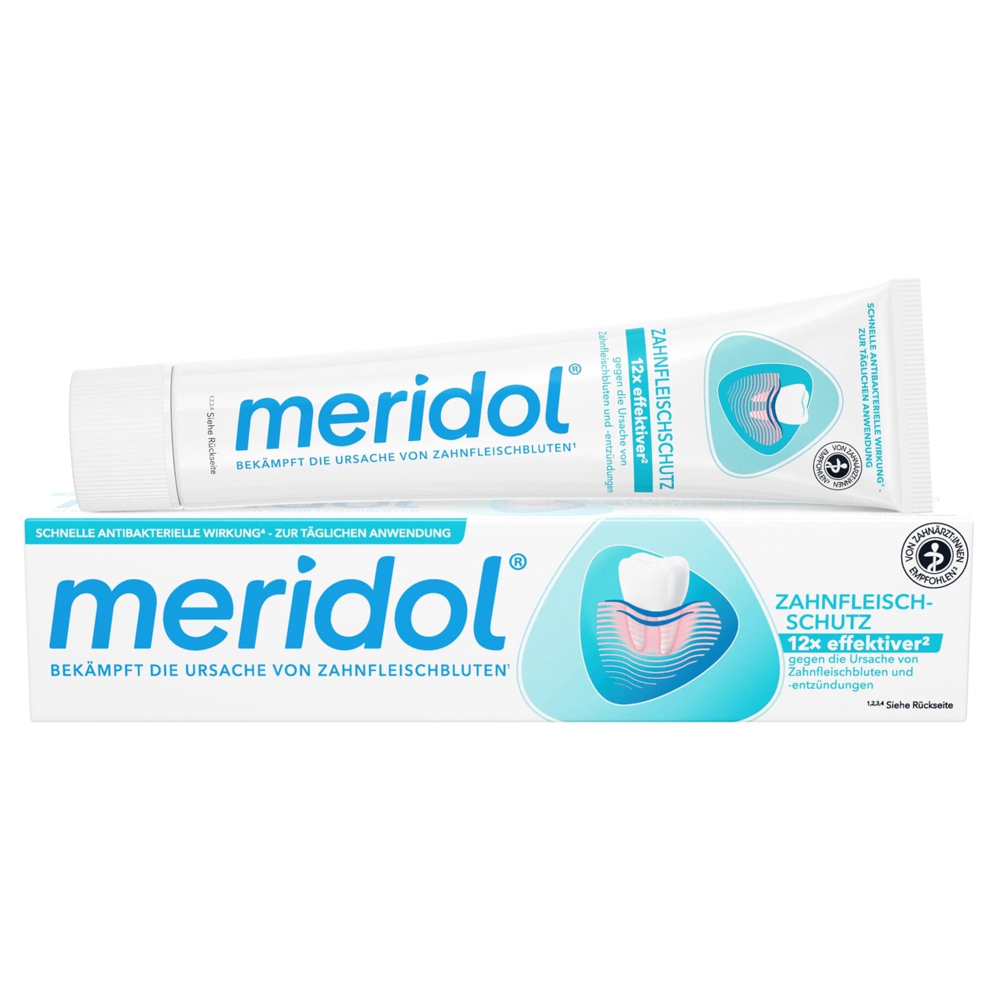 Meridol Toothpaste Double Pack (2x75ml) – 150 ml | Gum Care & Decay Protection