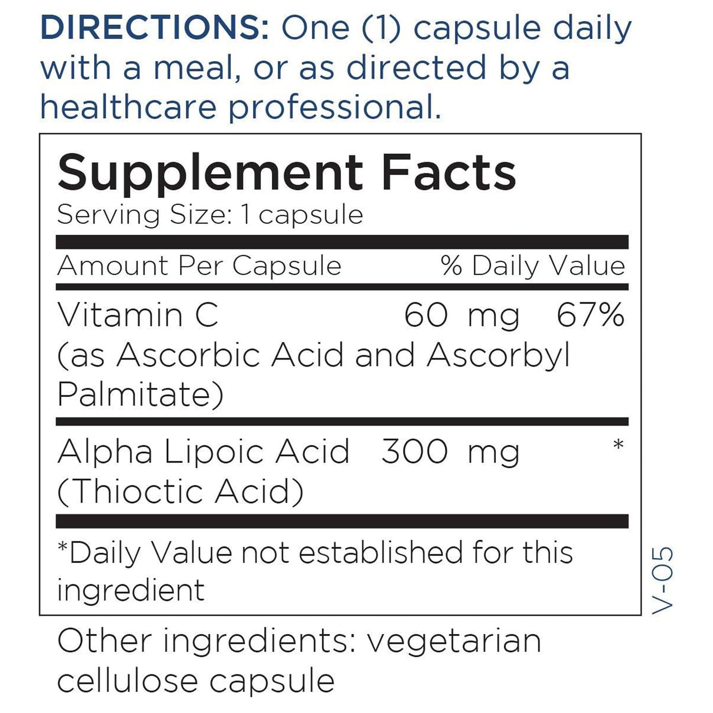 Metabolic Maintenance Alpha Lipoic Acid 300mg – 90 Caps | Nerve & Liver Health