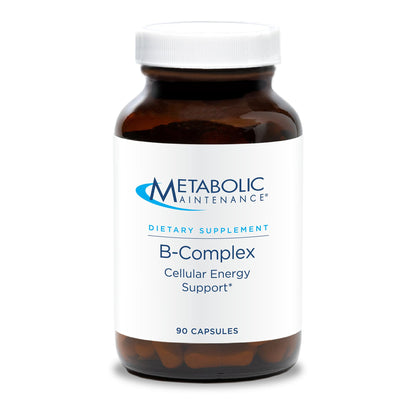 Metabolic Maintenance B-Complex – Methylated B Vitamins for Energy (90 Vegan Capsules)