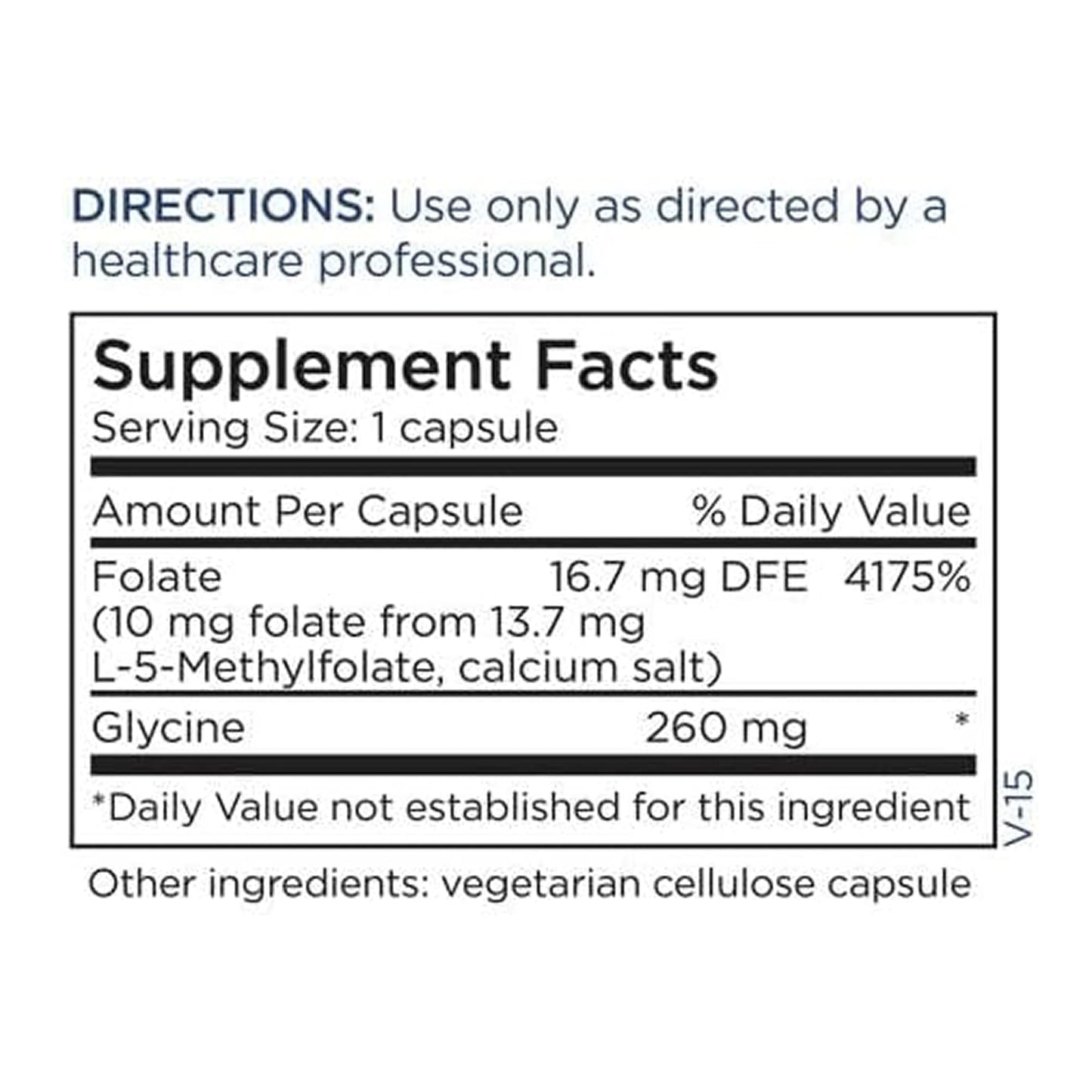 Metabolic Maintenance L-Methylfolate 10 mg – Brain Health, Focus & Calm (90 Capsules)