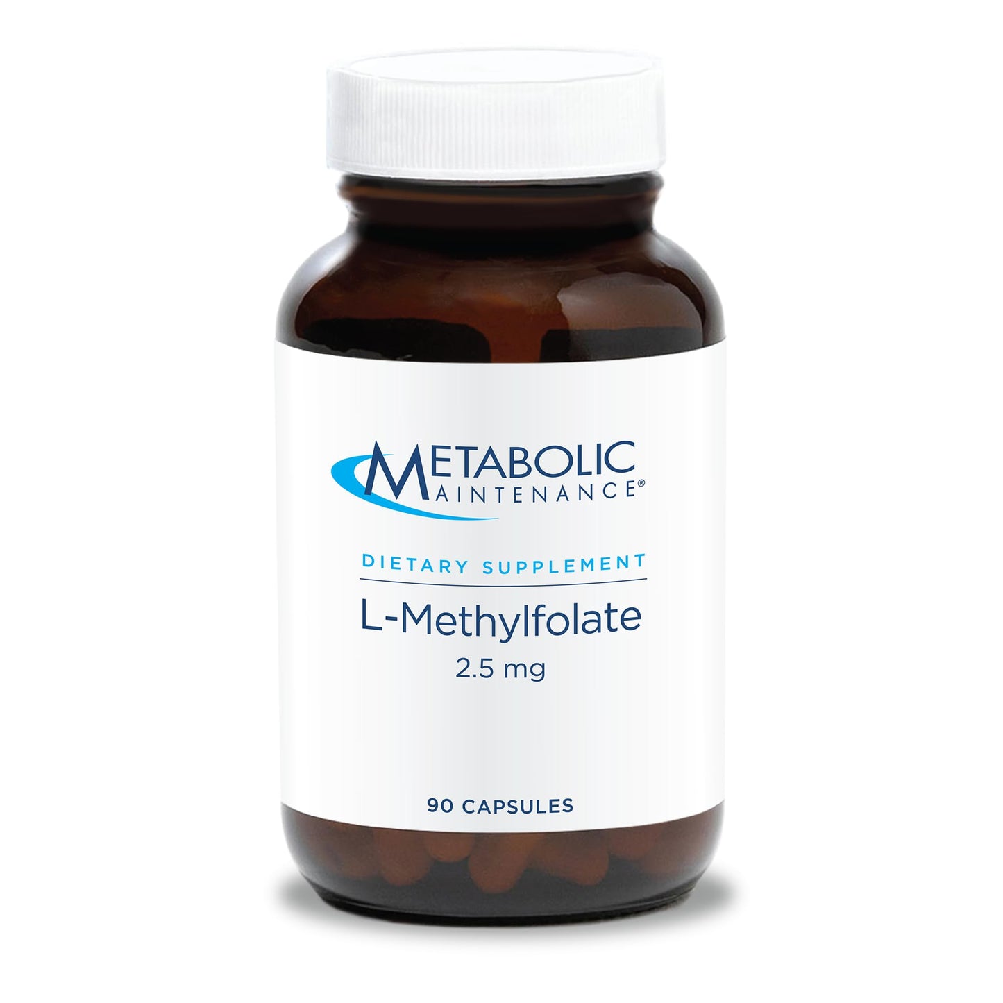 Metabolic Maintenance L-Methylfolate 2.5 mg | 5-MTHF for Brain Health, Focus & Calm - 30 Capsules