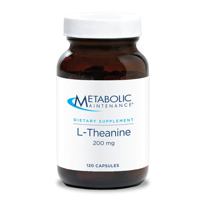 Metabolic Maintenance L-Theanine 200mg – Suntheanine, Vegan Mood & Focus Support (120 Caps)
