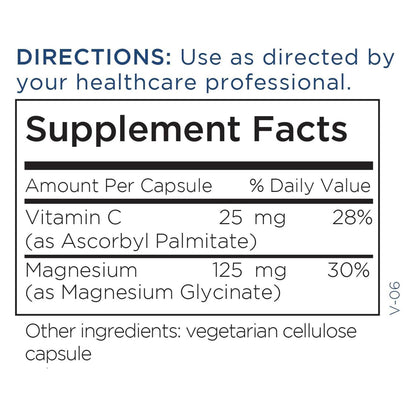 Metabolic Maintenance Magnesium Glycinate – 180 Capsules for Sleep, Calm & Heart Health