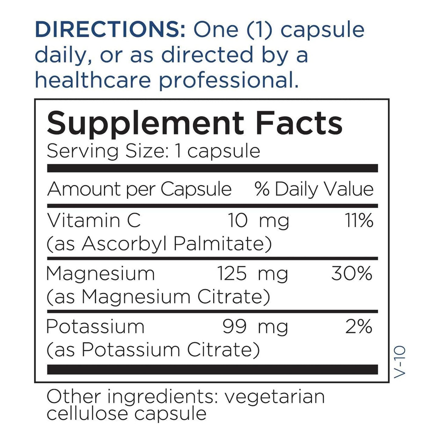 Metabolic Maintenance Potassium Magnesium Citrate – Highly Bioavailable Mineral Supplement | Supports Heart, Nerve & Muscle Health | 240 Capsules