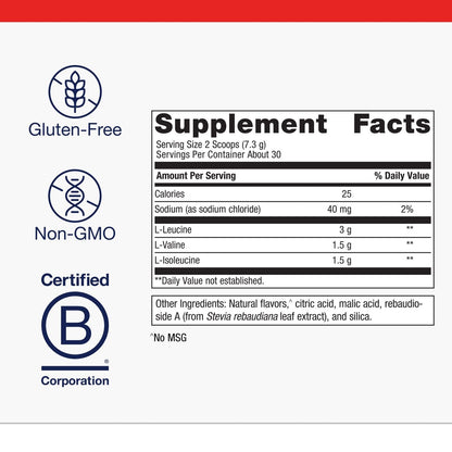 Metagenics BCAAs Powder – Orange Mango 2:1:1, 30 Servings