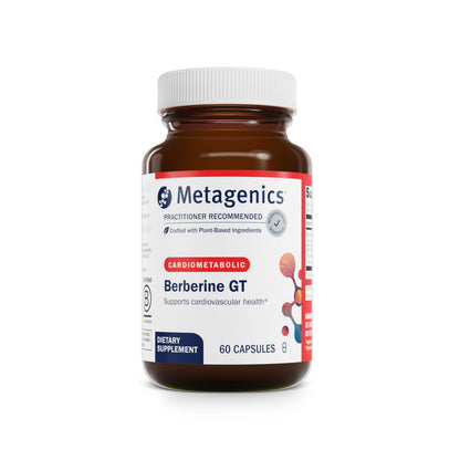 Metagenics Berberine GT 500 mg – Supports Metabolism & Heart Health | 60 Vegetarian Capsules