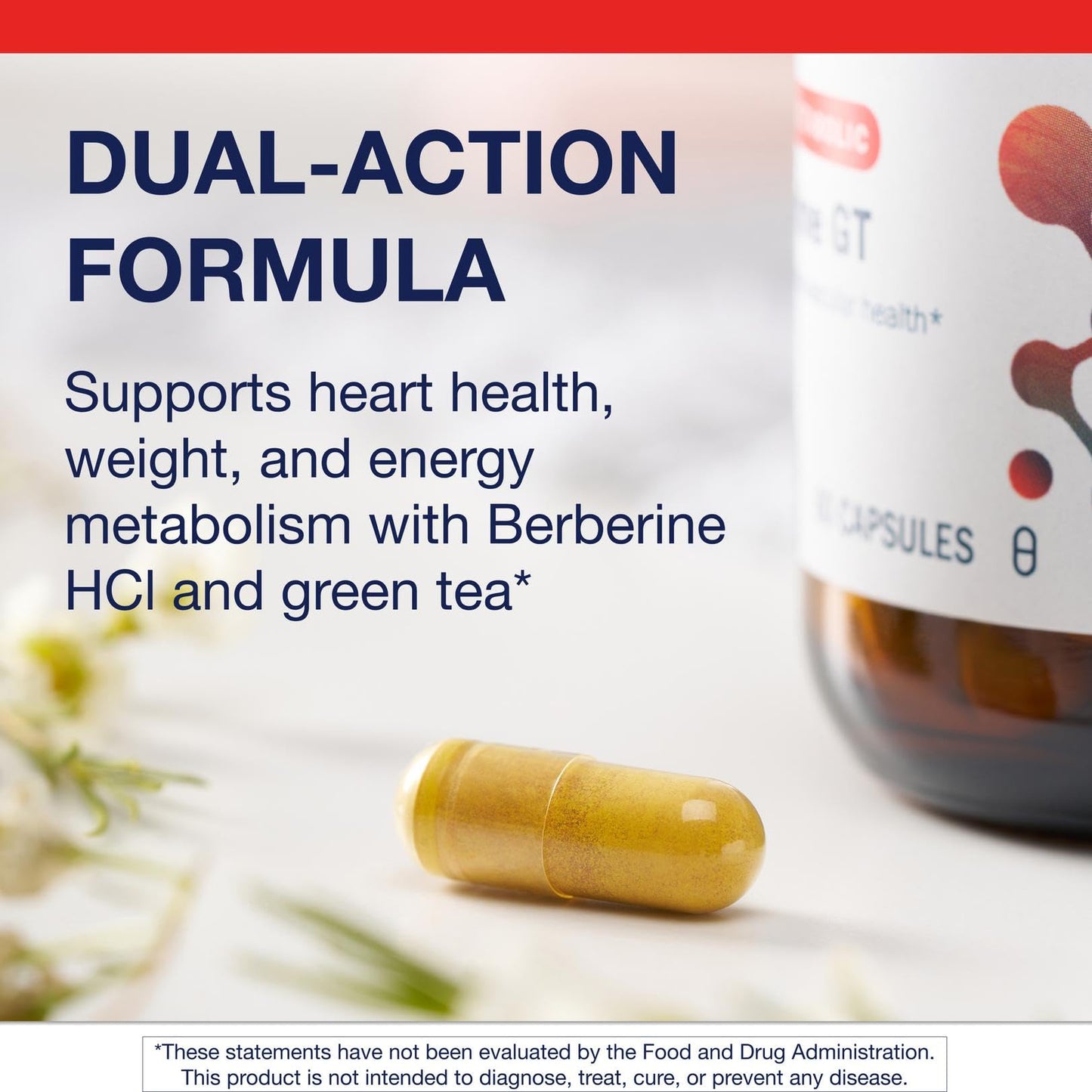 Metagenics Berberine GT 500 mg – Supports Metabolism & Heart Health | 60 Vegetarian Capsules