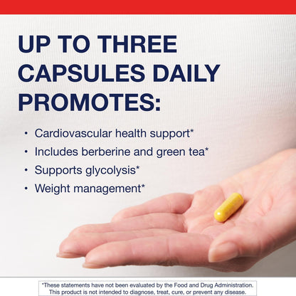 Metagenics Berberine GT 500 mg – Supports Metabolism & Heart Health | 60 Vegetarian Capsules