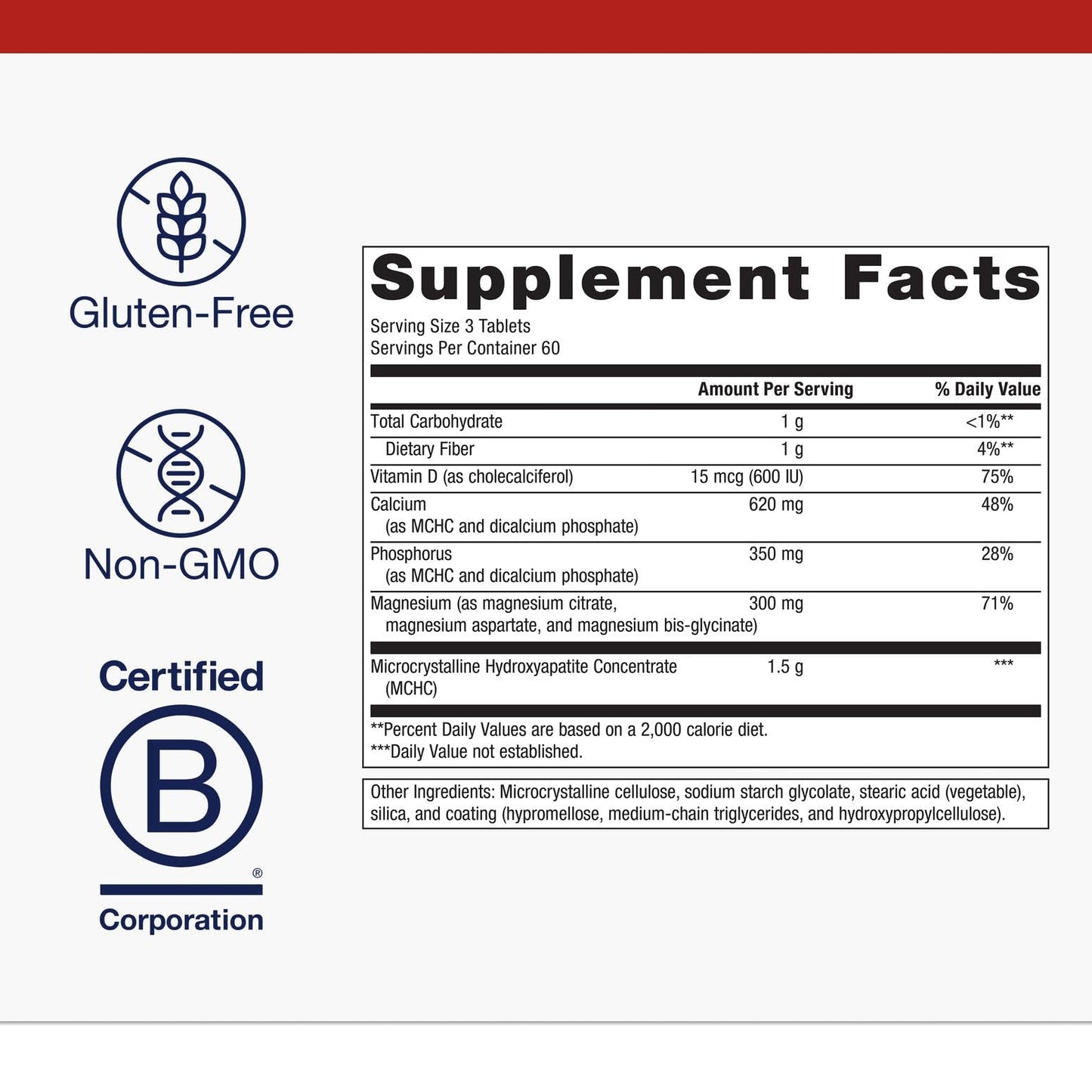 Metagenics Bone Builder with Magnesium – Calcium, Vitamin D & Chelated Magnesium for Stronger Bones | Non-GMO & Gluten-Free | 180 Tablets