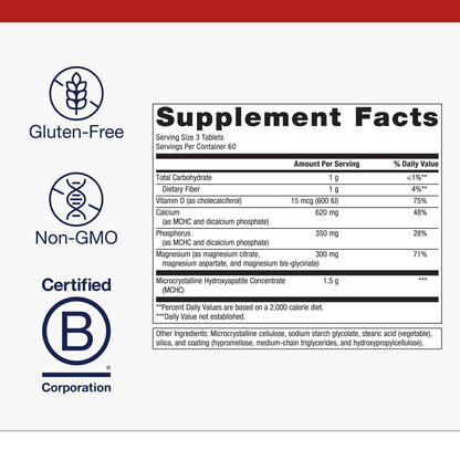 Metagenics Bone Builder with Magnesium – Calcium, Vitamin D & Chelated Magnesium for Stronger Bones | Non-GMO & Gluten-Free | 180 Tablets