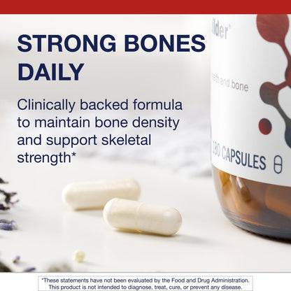 Metagenics Bone Builder Plus – High-Absorption MCHC Bone Health Formula with 2000 IU Vitamin D, Non-GMO, Gluten-Free, 180 Capsules