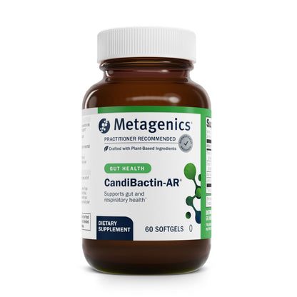 Metagenics CandiBactin-AR – Oregano & Thyme Oils with Sage & Lemon Balm | Enteric-Coated Gluten-Free Softgels