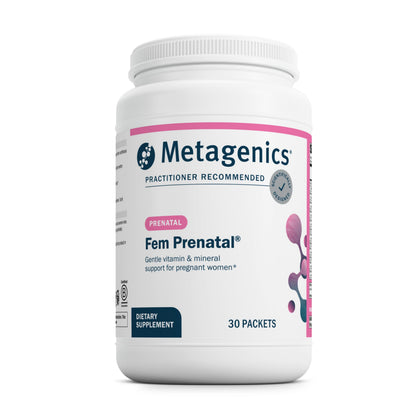 Metagenics Fem Prenatal – Prenatal Vitamin & Mineral Packs (30 Packets)
