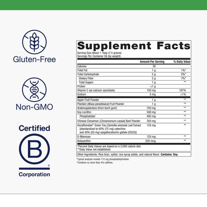 Metagenics G.I. Support – Gastric Mucosa Support, Gluten-Free & Non-GMO – 14.81 oz Powder