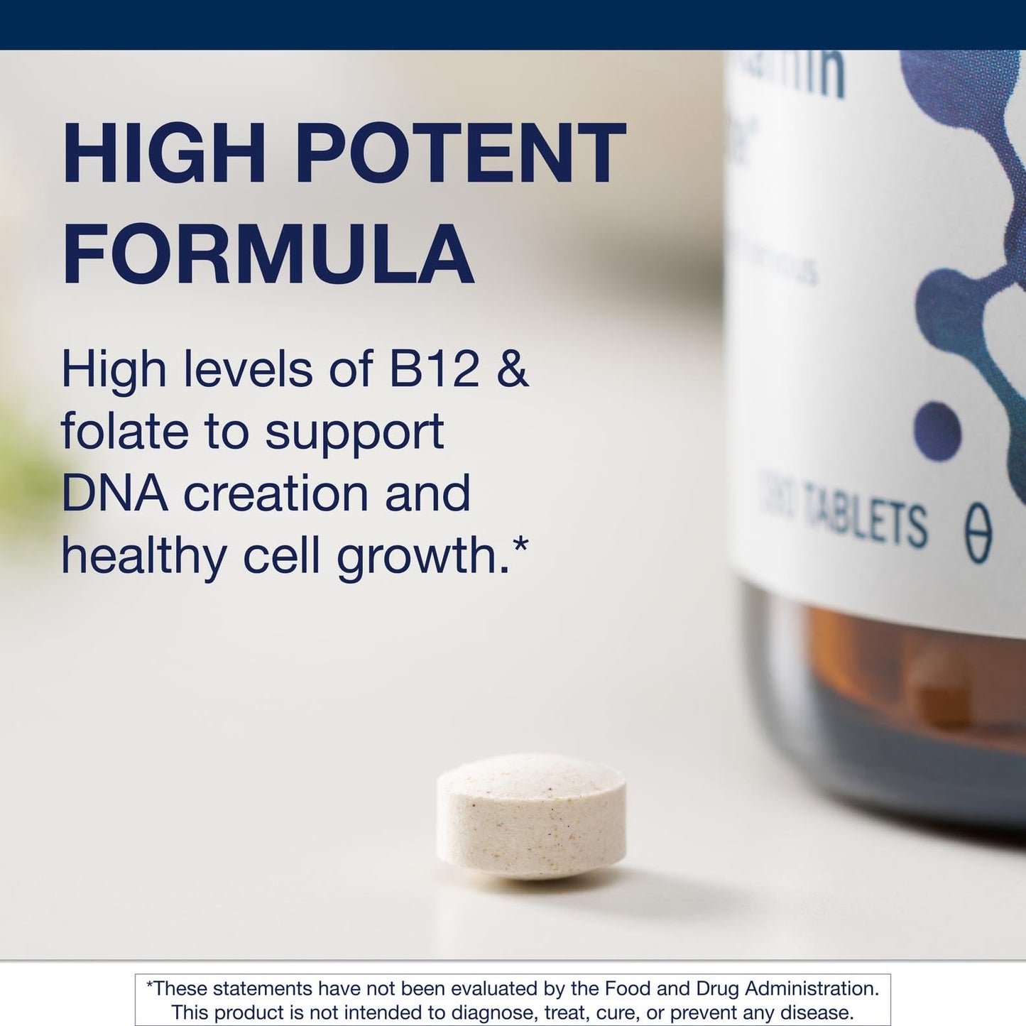 Metagenics Intrinsi B12-Folate with Methylcobalamin & L-5-MTHF – Intrinsic Factor, 180 Tablets