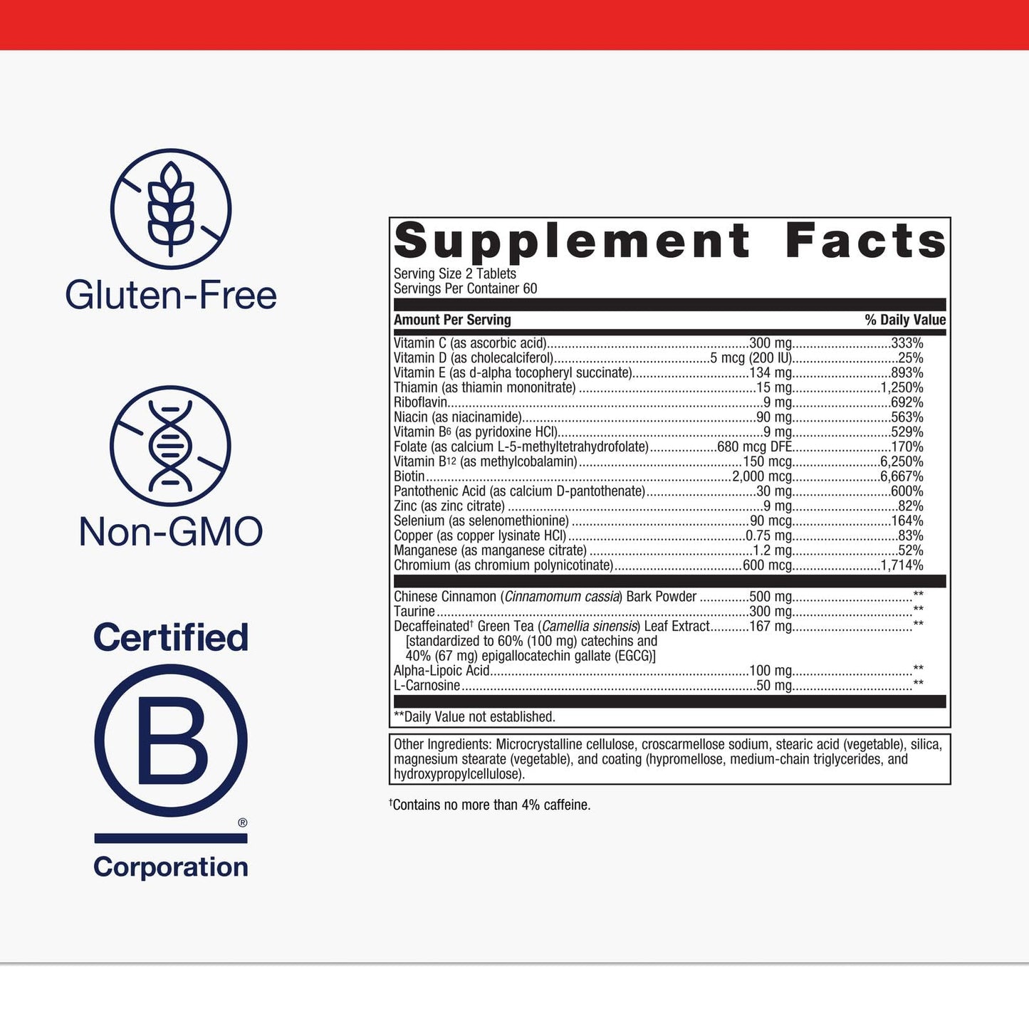 Metagenics MetaGlycemX | 100 mg Alpha-Lipoic Acid | Carbohydrate Metabolism Support | Non-GMO & Gluten-Free | 120 Count