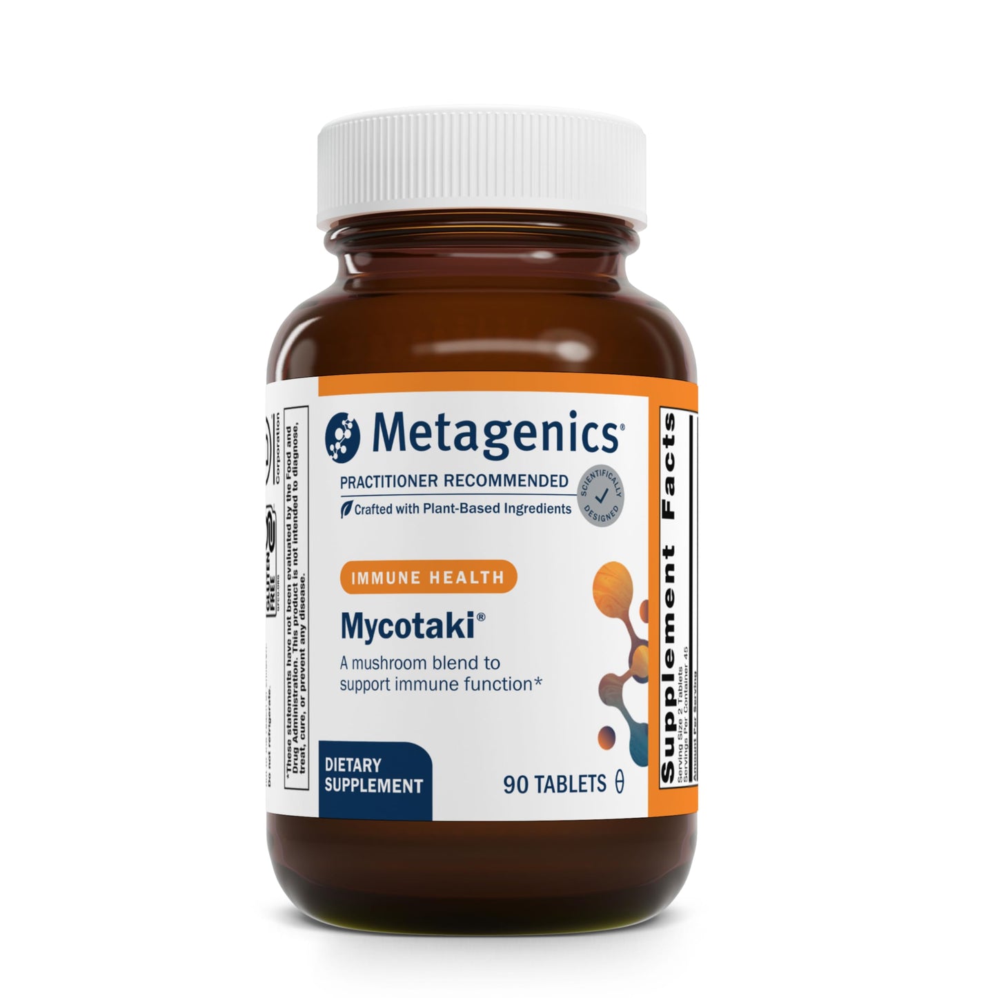 Metagenics Mycotaki Immune Support - 7-Mushroom Adaptogenic Blend (90 Tablets)
