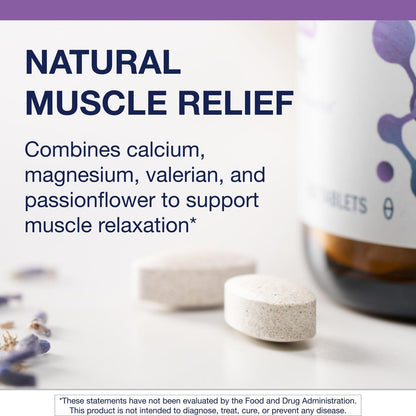Metagenics MyoCalm: Calcium & Magnesium for Muscle Support with Passionflower & Valerian (Pack of 2, 60 Tablets Each)
