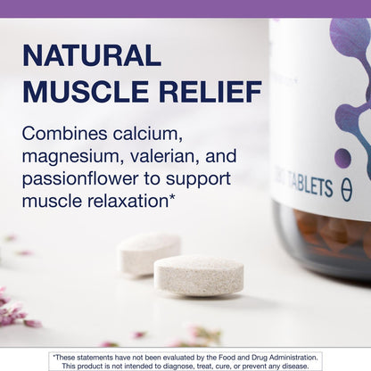 Metagenics MyoCalm - Calcium & Magnesium with Passionflower & Valerian for Muscle Relaxation | Non-GMO, Gluten-Free & Vegetarian | 180 Tablets