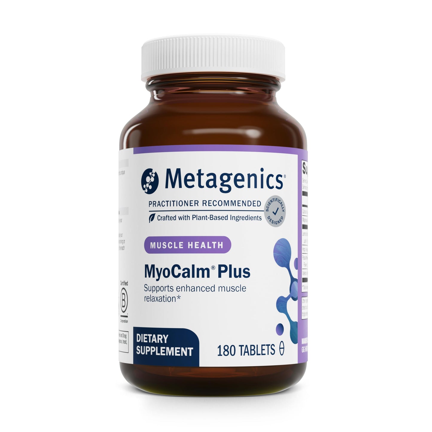 Metagenics MyoCalm Plus – Muscle Relaxation & Sleep Support, 180 Tablets