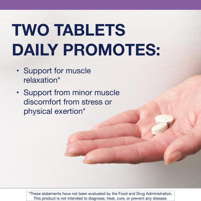 Metagenics MyoCalm: Calcium & Magnesium for Muscle Support with Passionflower & Valerian (Pack of 2, 60 Tablets Each)