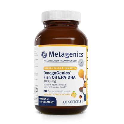 Metagenics OmegaGenics EPA-DHA 1000 mg | High Potency Omega-3 for Heart, Brain & Joints