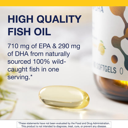 Metagenics OmegaGenics EPA-DHA 1000 mg | High Potency Omega-3 for Heart, Brain & Joints