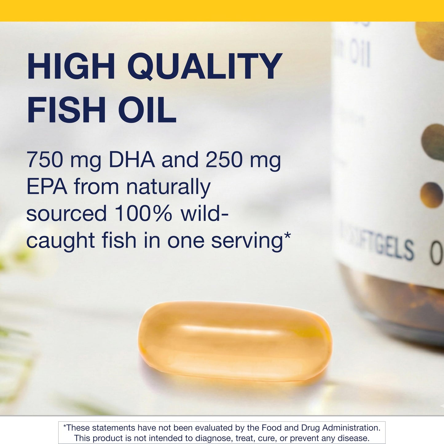 Metagenics OmegaGenics Fish Oil Neuro - 1000 mg Omega-3 (750 DHA / 250 EPA) | Non-GMO, Gluten-Free | 60 Softgels