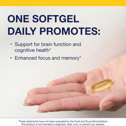 Metagenics OmegaGenics Fish Oil Neuro - 1000 mg Omega-3 (750 DHA / 250 EPA) | Non-GMO, Gluten-Free | 60 Softgels
