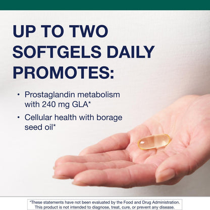 Metagenics OmegaGenics Borage Seed GLA Oil 240 mg - 90 Softgels | Skin & Heart Health*
