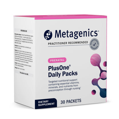 Metagenics PlusOne Daily Prenatal Packs - Prenatal & Nursing Support (30 Packets)