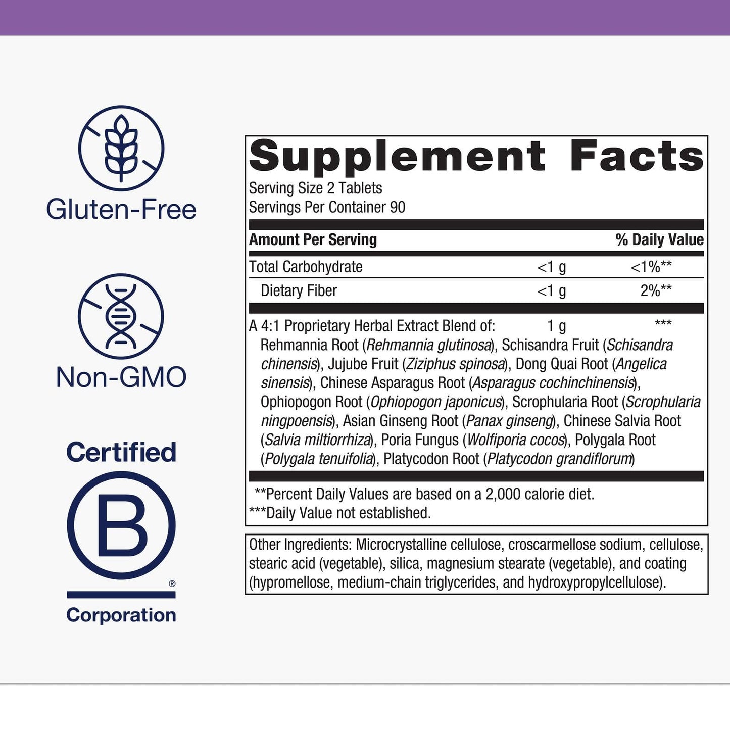 Metagenics Serenagen Supplement - Herbal Stress Support with Asian Ginseng & Chinese Herbs | 180 Tablets
