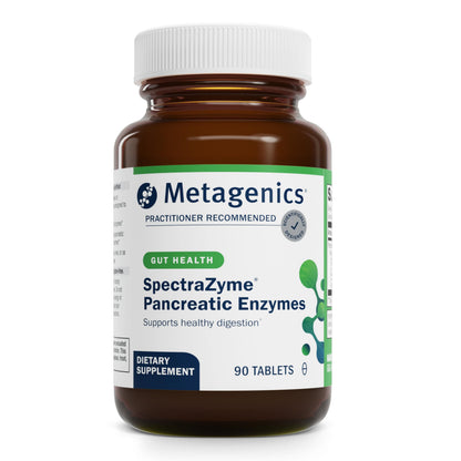 Metagenics SpectraZyme Pancreatic Enzymes – Digestive Enzyme Complex (90 Tablets)