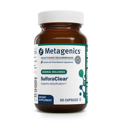 Metagenics SulforaClear – Detox & Antioxidant Support with Broccoli Sprout (60 Capsules)