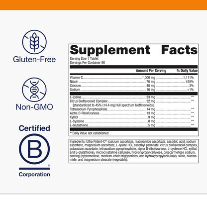 Metagenics Ultra Potent-C 1000 - Buffered Vitamin C for Immune Support