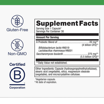 Metagenics UltraFlora Acute Care Probiotic Supplement — Rapid Digestive Comfort, Non-GMO, 30 Capsules