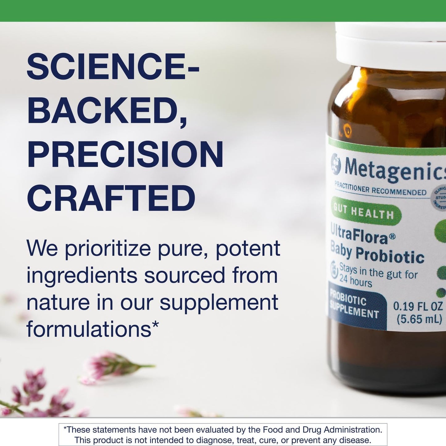 Metagenics UltraFlora Baby Probiotic Drop – For Babies & Young Children (0.19 fl oz)