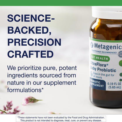 Metagenics UltraFlora Baby Probiotic Drop – For Babies & Young Children (0.19 fl oz)