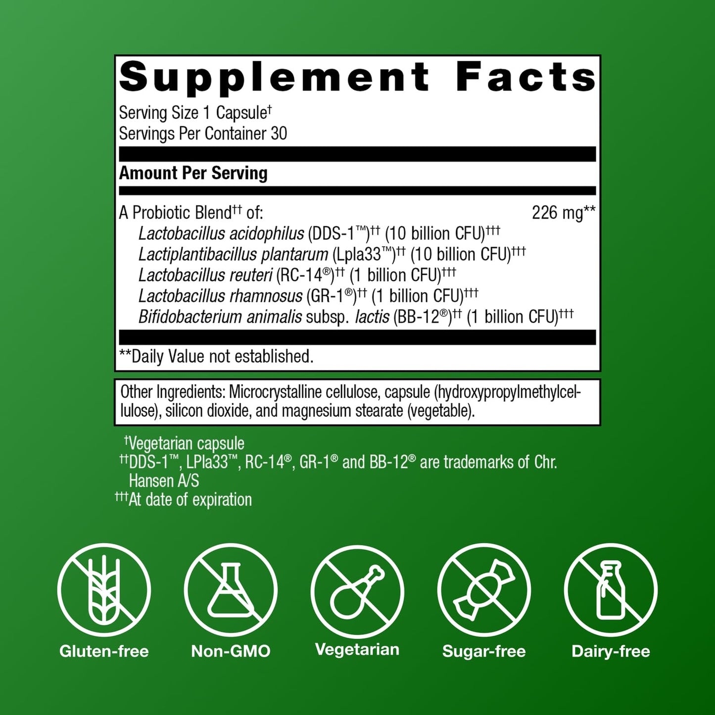 Metagenics UltraFlora Complete Women's Probiotic - Shelf-Stable 5-in-1, 30 Capsules