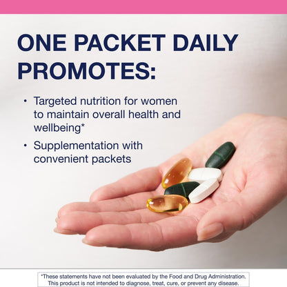 Metagenics Wellness Essentials Women's Daily Packets | Multivitamin, Omega-3s & Antioxidants | Non-GMO, Gluten-Free | 30 Packets