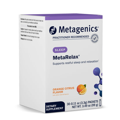 Metagenics MetaRelax Magnesium Powder – Restful Sleep, Relaxation & Mood Support | 30 Servings