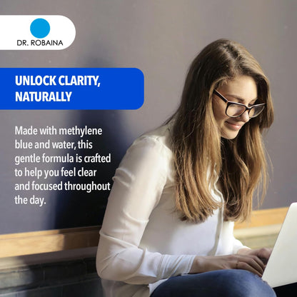 Dr. Robaina Methylene Blue 1% USP Grade – Focus & Mental Clarity Drops (2 oz, USA)