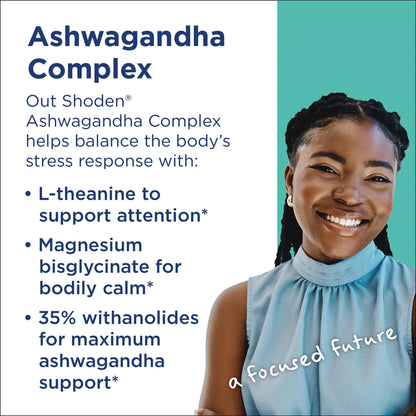 MethylPro Ashwagandha Complex – Stress Support, Calm & Focus | 60 Capsules