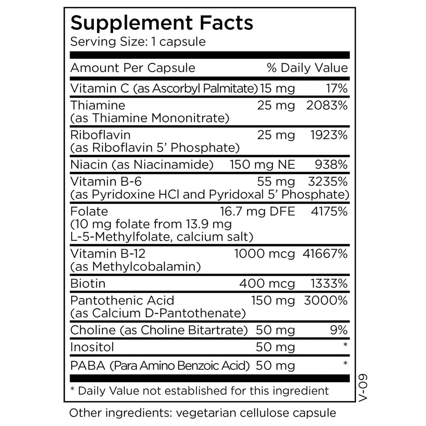 MethylPro B-Complex + L-Methylfolate 10 mg – Methylated B-Complex for Women & Men | 30 Vegan Capsules