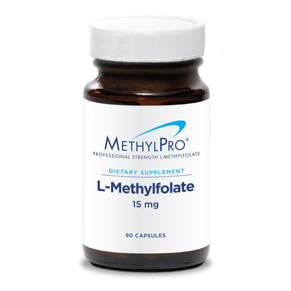 MethylPro L-Methylfolate 15 mg - 90 Capsules | High Bioavailability Methyl Folate for Focus and Calm
