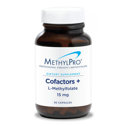 MethylPro L-Methylfolate 15 mg + Cofactors – 5-MTHF with B6 & B12 (30 Capsules)
