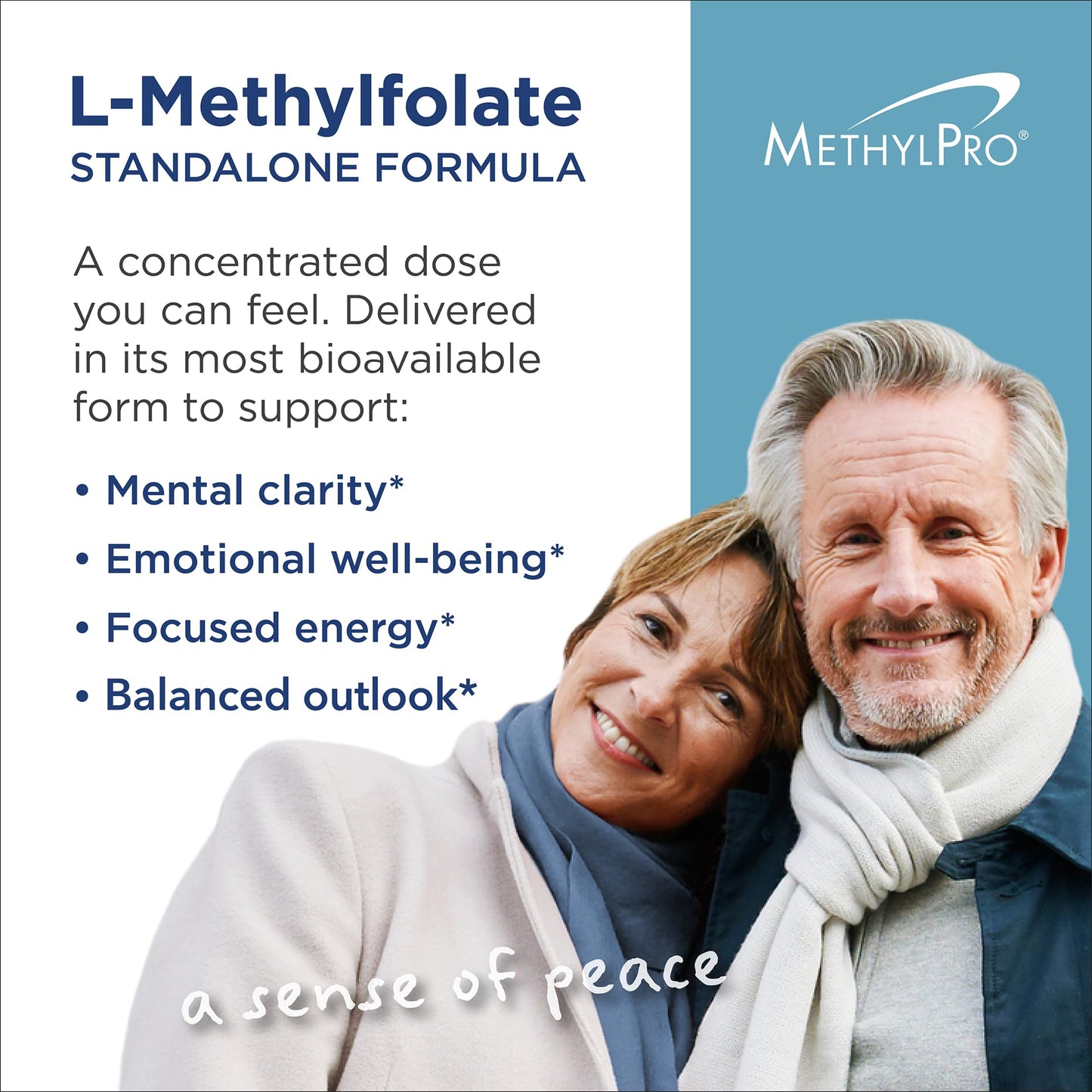 MethylPro L-Methylfolate 15 mg – 60 Capsules | Brain Health, Focus & Calm